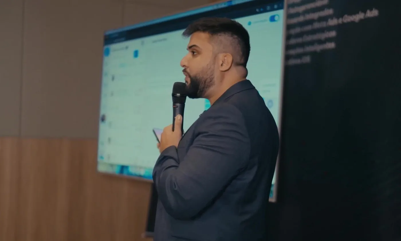 Bruno Freitas em oficina prática